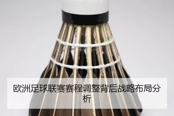 欧洲足球联赛赛程调整背后战略布局分析